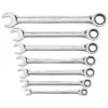 GEARWRENCH 12 Point Metric Ratcheting Combination Wrench Set 7 Pc