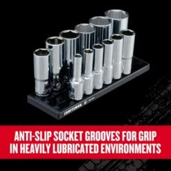 Craftsman V-Series 3/8 In. Drive SAE 6 Point Deep Socket Set 12 Pc -Crescentent Store 02d44dd0 91b8 485d a99d fc806c9202d5