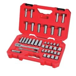 Craftsman 3/8 In. Drive Metric And SAE 6 Point Mechanic's Tool Set 40 Pc -Crescentent Store 03d77935 bc79 4a9a 9b82 2118aa92c3ff