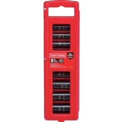 Craftsman 3/8 In. Drive Metric 6 Point Deep Socket Set Deep Impact Socket Set 9 Pc -Crescentent Store 0bf7f845 2fce 4a1f be3f 891f242ba25d