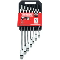 Craftsman 12 Point SAE Ratcheting Combination Wrench Set 7 Pc -Crescentent Store 1611957d 494f 416f 8934 6fe9990b84bc