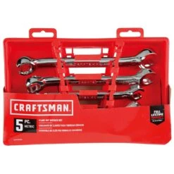 Craftsman 6 Point Metric Flare Nut Wrench Set 5 Pc -Crescentent Store 16b21a4f c54c 4a35 8ee7 c1ffd4203a55