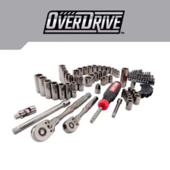 Craftsman OVERDRIVE 1/4 And 3/8 In. Drive Metric/SAE 6 Point Mechanic's Tool Set 99 Pc -Crescentent Store 1b043f20 161d 4b48 bb42 2db9bf4a063b