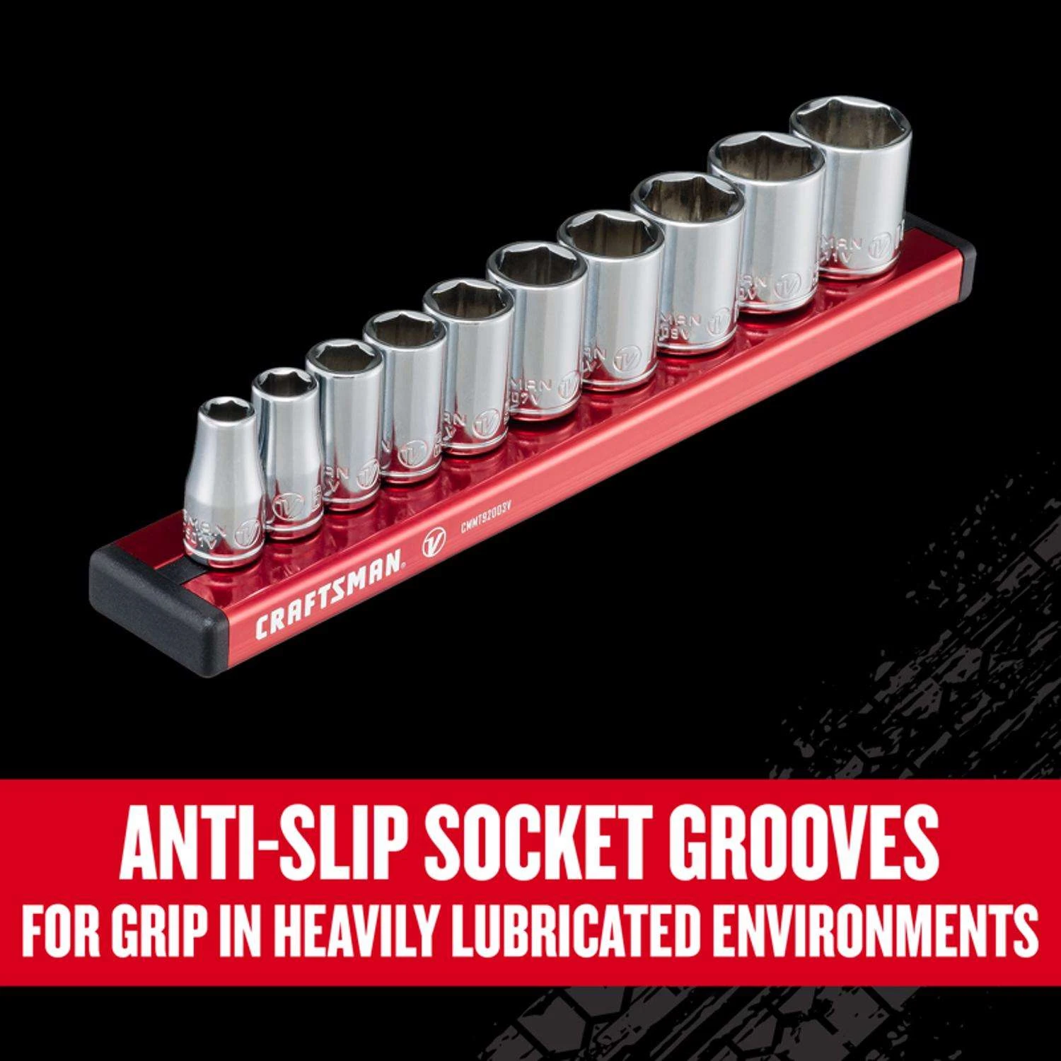 Craftsman V-Series 1/4 In. Drive Metric 6 Point Socket Set 10 Pc 7 Craftsman V-Series 1/4 In. Drive Metric 6 Point Socket Set 10 Pc - Image 5