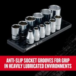 Craftsman V-Series 3/8 In. Drive SAE 6 Point Socket Set 12 Pc -Crescentent Store 2071c18a 6445 43da 8e32 621df3d0b84f