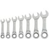 Craftsman SAE Stubby Ratcheting Combination Wrench Set 7 Pc -Crescentent Store 29a64d0c a68d 4010 a084 5f14bcf98a3d