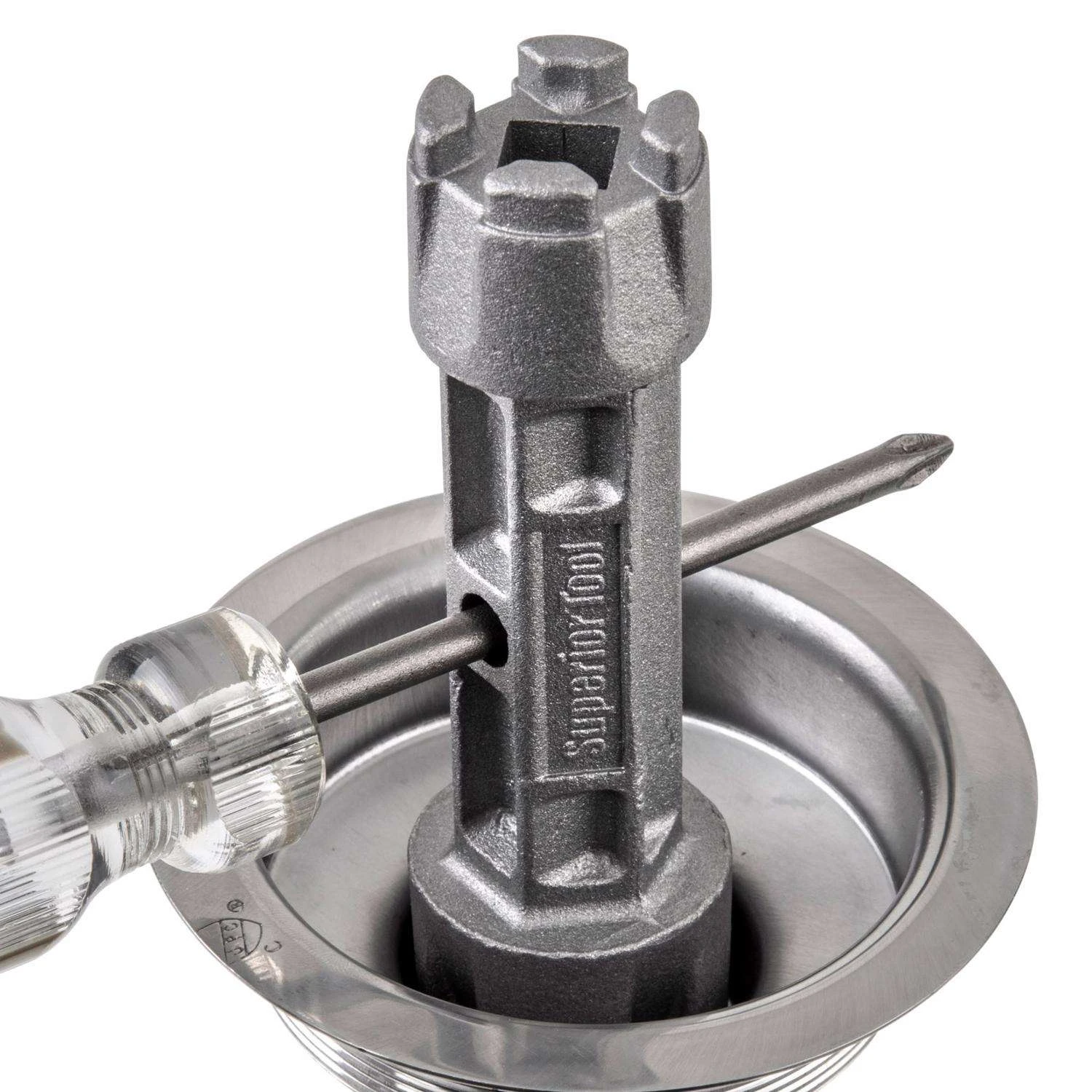 Superior Tool Drain Wrench Gray 1 Pc 4 Superior Tool Drain Wrench Gray 1 Pc - Image 2