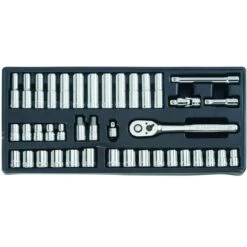 Craftsman 1/4, 3/8 And 1/2 In. Drive Metric And SAE 6 And 12 Point Mechanic's Tool Set 308 Pc -Crescentent Store 4383bf81 56d6 4770 82a3 11a577d12282