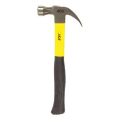 Ace 20 Oz Smooth Face Claw Hammer Fiberglass Handle