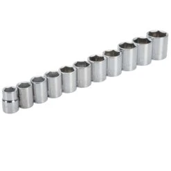 Craftsman 3/8 In. Drive Metric 6 Point Socket Set 11 Pc -Crescentent Store 45de2046 06fd 40d0 932c 7ad980291f23