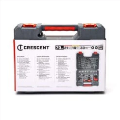 Crescent 3/8 In. Drive Metric And SAE 6 And 12 Point Mechanic's Tool Set 70 Pc -Crescentent Store 49a92c36 1f6a 46db a43c 9f41bcba2335
