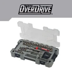 Craftsman OVERDRIVE 1/4 And 3/8 In. Drive Metric/SAE 6 Point Mechanic's Tool Set 64 Pc -Crescentent Store 56b20bd1 ccb5 4d87 80fd 18ee29e3e109