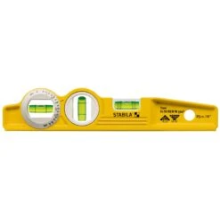 STABILA 10 In. Aluminum Magnetic Type 81 SVREMW360 Torpedo Level 3 Vial