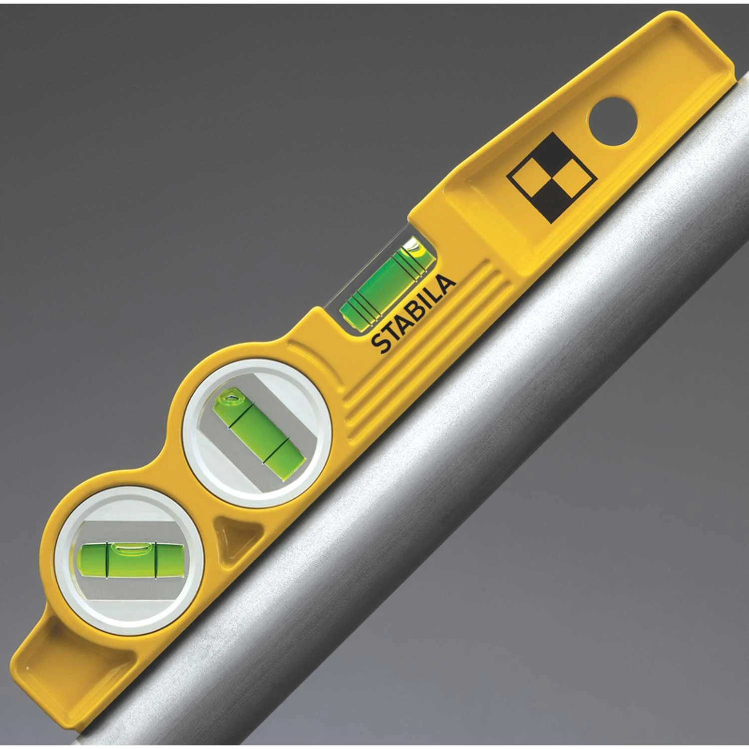 STABILA 10 In. Aluminum Magnetic Type 81 SMW45 Torpedo Level 3 Vial 6 STABILA 10 In. Aluminum Magnetic Type 81 SMW45 Torpedo Level 3 Vial - Image 4