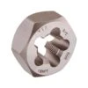 Irwin Hanson Carbon Steel SAE Hexagon Die 3/8 In. 3/8-18 1 Pc -Crescentent Store 5bb27f86 57c1 4c35 9a43 bb9a260d629d