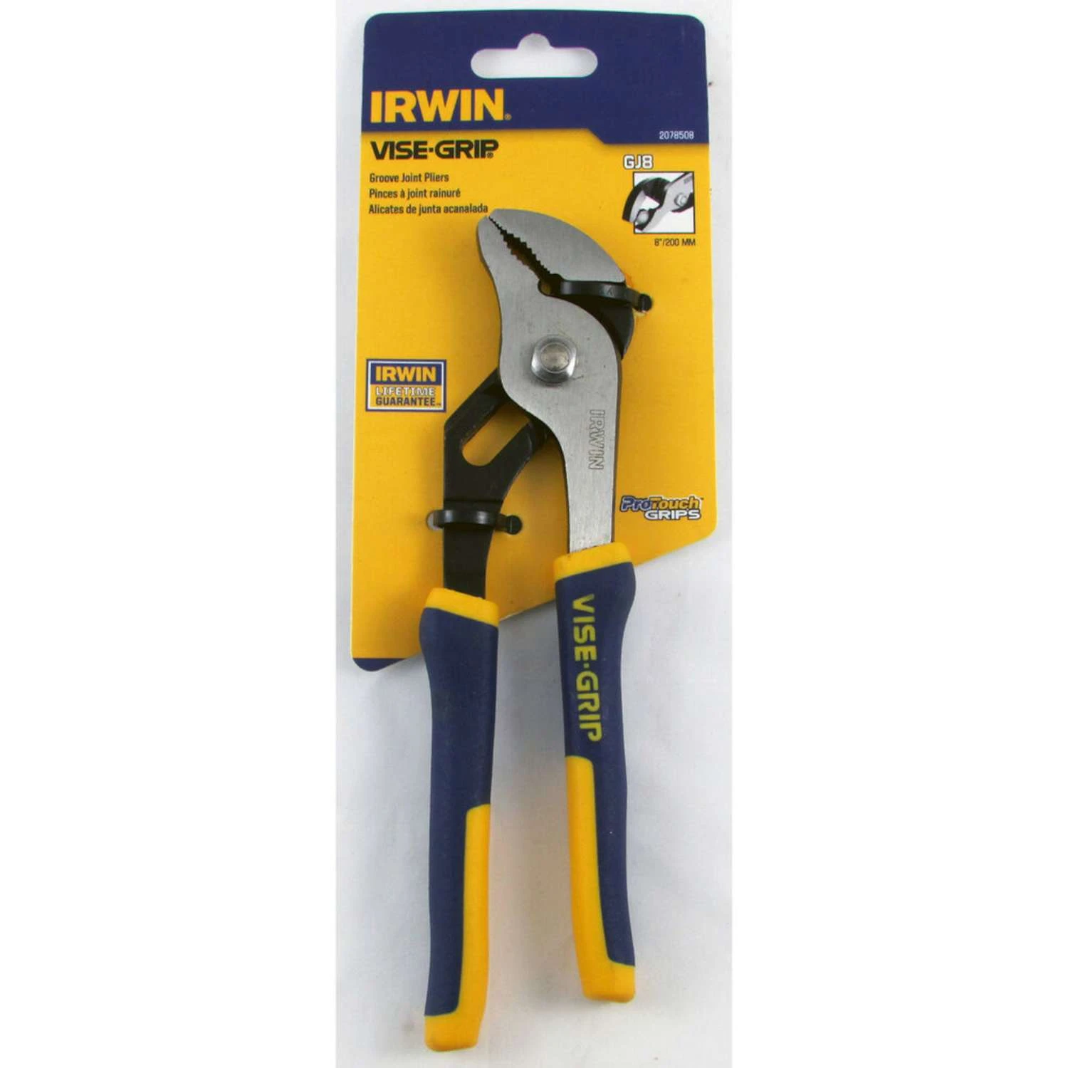 Irwin Vise-Grip 8 In. Steel Curved Jaw Tongue And Groove Joint Pliers 4 Irwin Vise-Grip 8 In. Steel Curved Jaw Tongue And Groove Joint Pliers - Image 2
