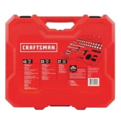 Craftsman 1/4 And 3/8 In. Drive Metric And SAE 6 Point Mechanic's Tool Set 105 Pc -Crescentent Store 5ff7498c b838 4f2b bc82 7f818b94d904