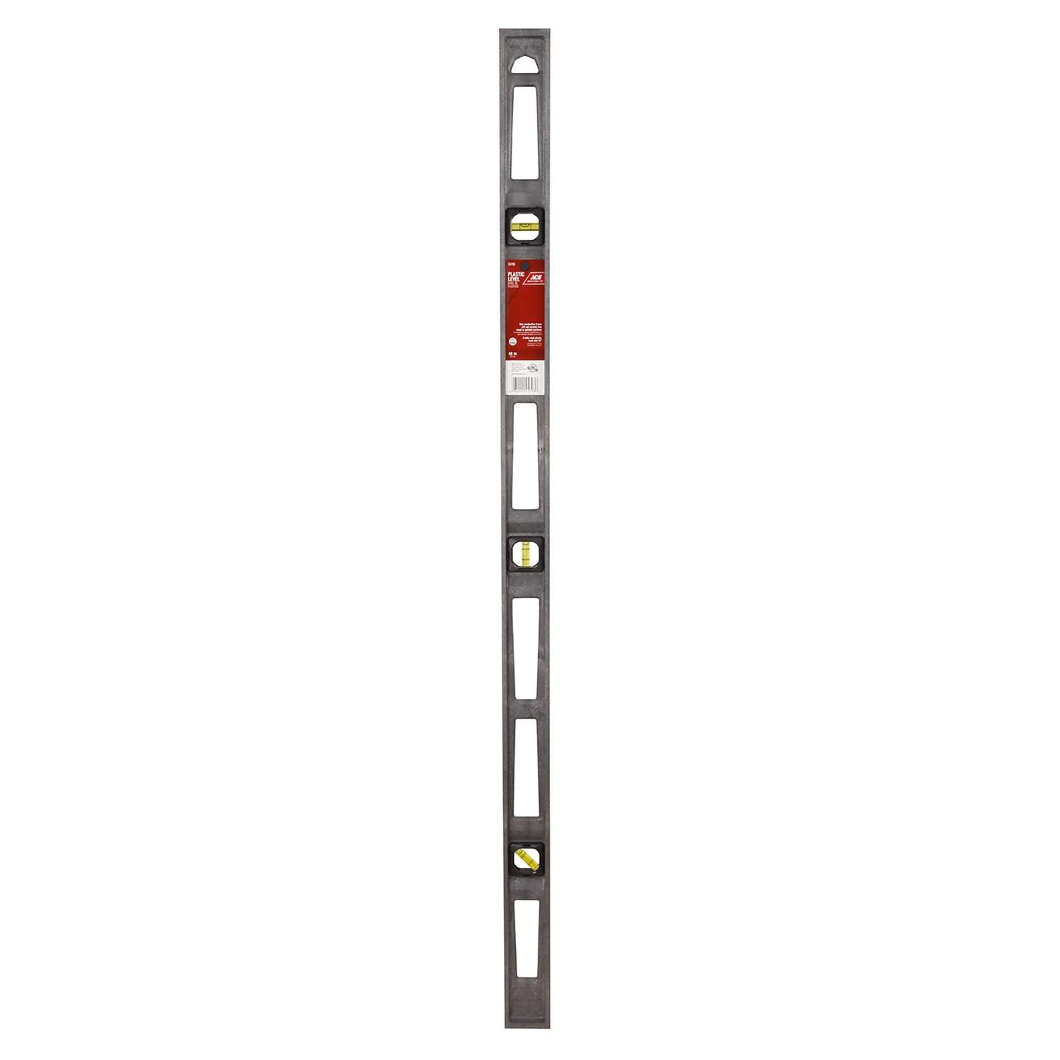 Ace 48 In. Plastic I-Beam Level 3 Vial 4 Ace 48 In. Plastic I-Beam Level 3 Vial - Image 2
