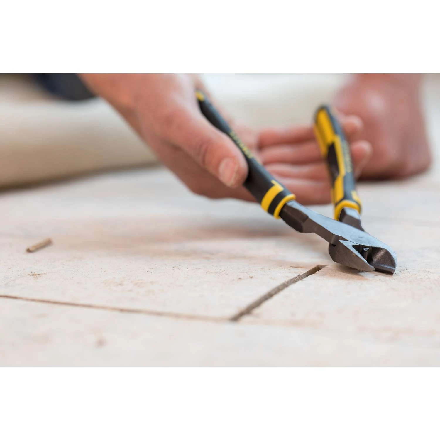 Stanley FatMax 8 In. Carbon Steel Angled Diagonal Cutting Pliers 7 Stanley FatMax 8 In. Carbon Steel Angled Diagonal Cutting Pliers - Image 5