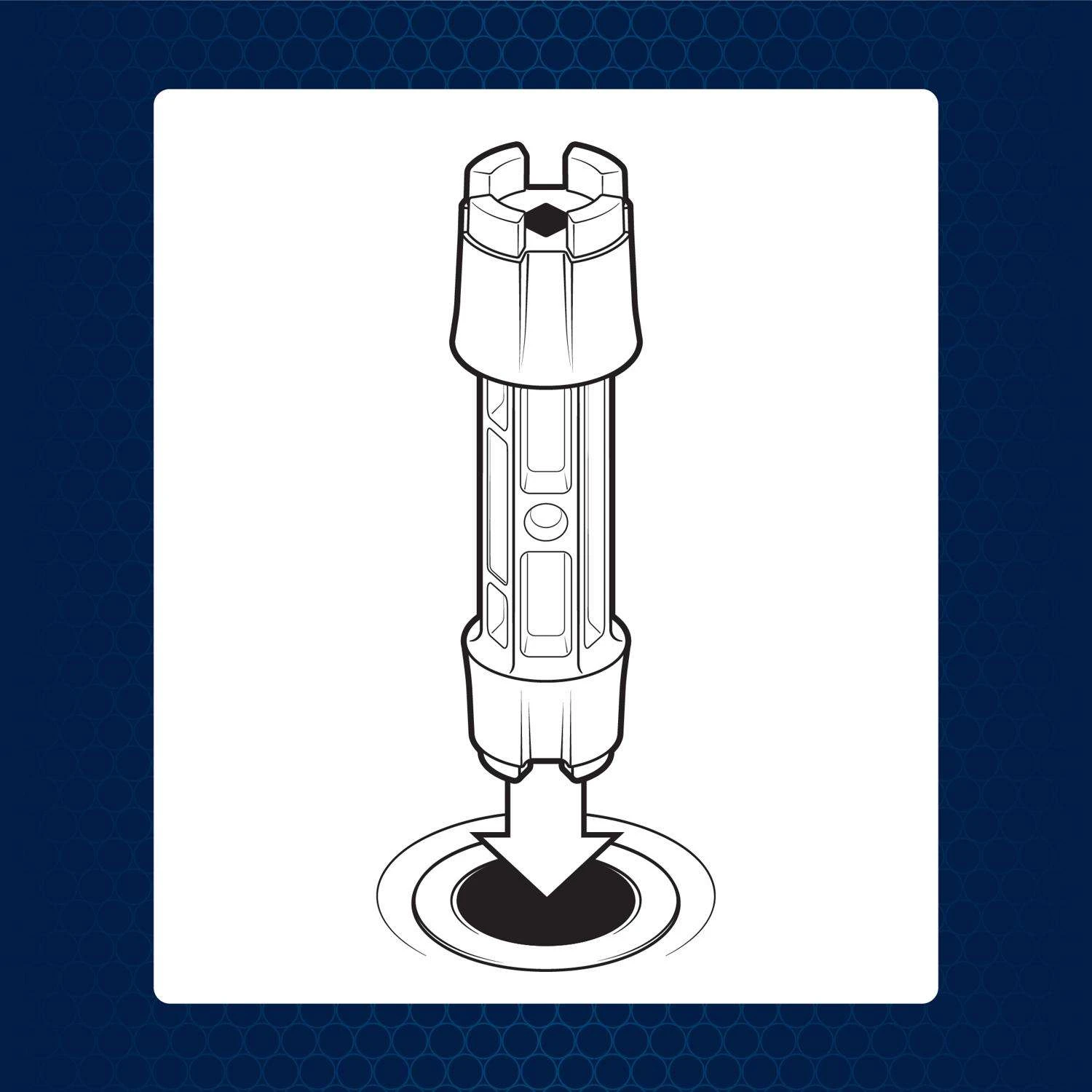 Superior Tool Drain Wrench Gray 1 Pc 8 Superior Tool Drain Wrench Gray 1 Pc - Image 6