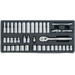 Craftsman 1/4, 3/8 And 1/2 In. Drive Metric And SAE 6 And 12 Point Mechanic's Tool Set 308 Pc -Crescentent Store 7ab4bb5e e1be 433c 8f22 ae3ebd8477ae