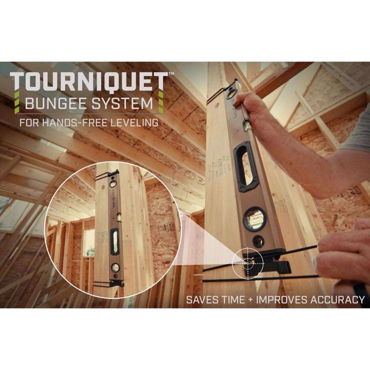 Spec Ops 24 In. Aluminum Box Beam Level With Bungee 3 Vial 6 Spec Ops 24 In. Aluminum Box Beam Level With Bungee 3 Vial - Image 4