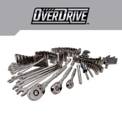 Craftsman OVERDRIVE 1/4 & 3/8 & 1/2 In. Drive Metric/SAE 6 Point Mechanic's Tool Set 154 Pc -Crescentent Store 874bf8b1 ce96 40a2 ac99 a5f74af5f93b