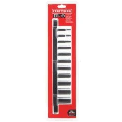 Craftsman 3/8 In. Drive SAE 6 Point Deep Socket Set 11 Pc -Crescentent Store 89cdf739 7376 418d 977e 5ae1fab0e736