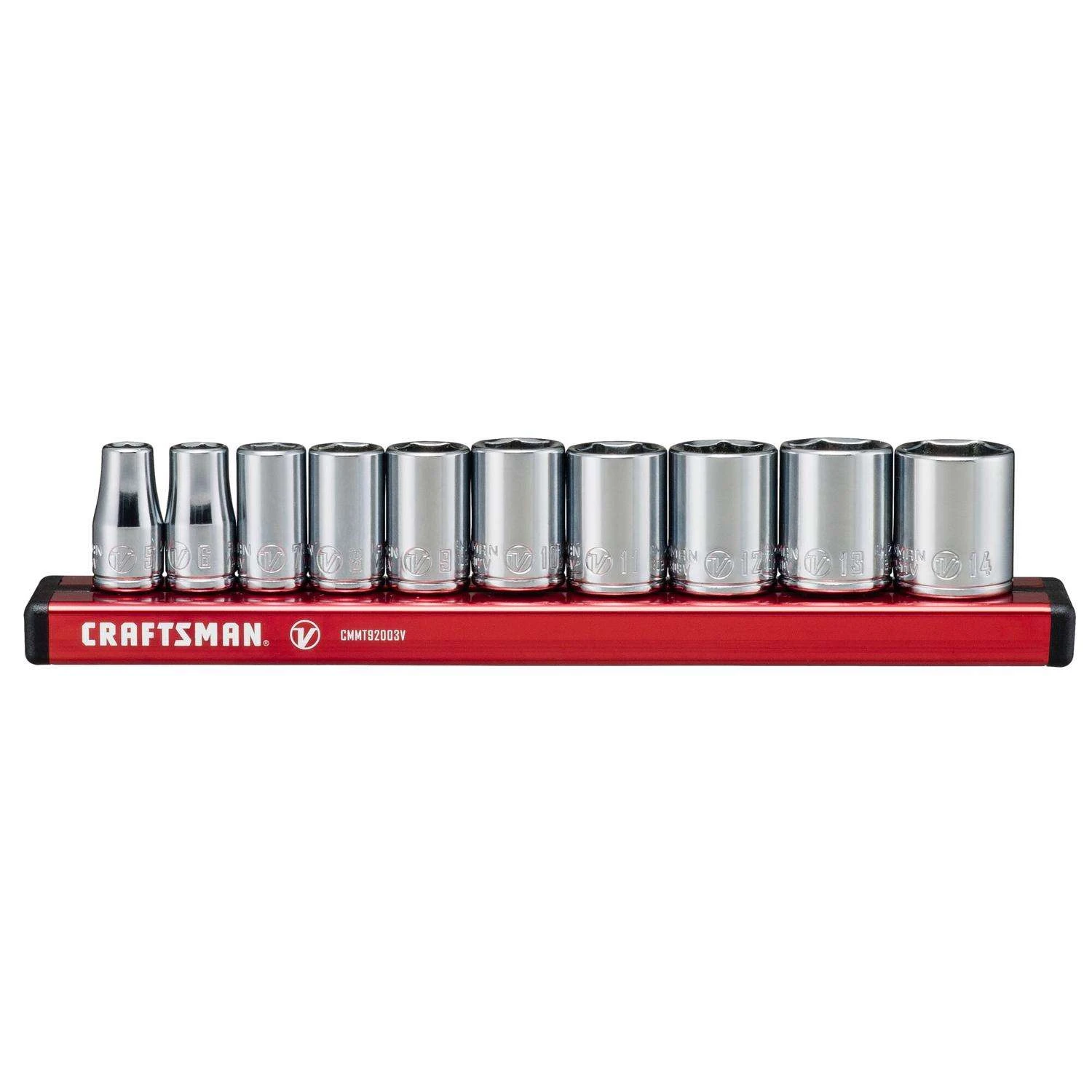 Craftsman V-Series 1/4 In. Drive Metric 6 Point Socket Set 10 Pc 3 Craftsman V-Series 1/4 In. Drive Metric 6 Point Socket Set 10 Pc