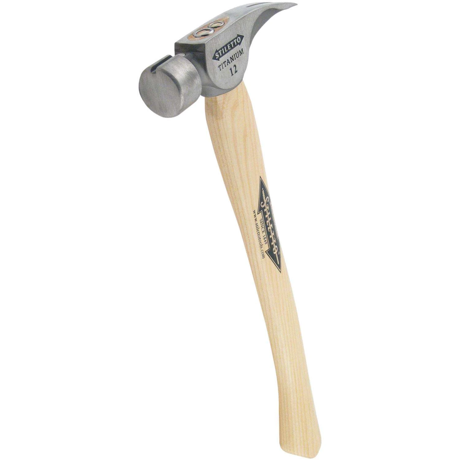 Stiletto 12 Oz Smooth Face Framing Hammer 18 In. Hickory Handle 5 Stiletto 12 Oz Smooth Face Framing Hammer 18 In. Hickory Handle - Image 3