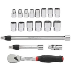 Craftsman V-Series 3/8 In. Drive Metric 6 Point Socket And Tool Set 18 Pc -Crescentent Store 9bae3a11 92c1 4ef5 bc5b a0be0092d8d9