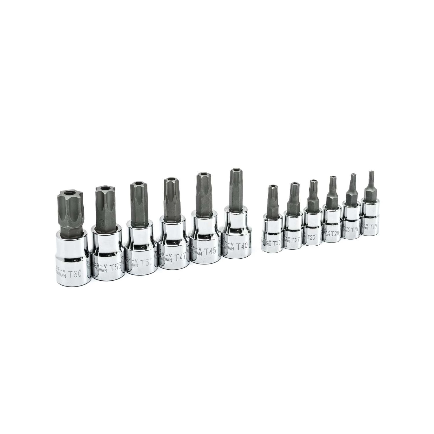 Crescent 1/4 And 3/8 In. Drive 6 Point Tamper Proof Torx Bit Socket Set 12 Pc 3 Crescent 1/4 And 3/8 In. Drive 6 Point Tamper Proof Torx Bit Socket Set 12 Pc