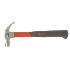 Plumb Pro Series 20 Oz Smooth Face Curved Claw Hammer Fiberglass Handle