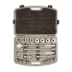 Crescent Assorted Sizes X 3/4 In. Drive SAE 12 Point Mechanic's Tool Set 21 Pc