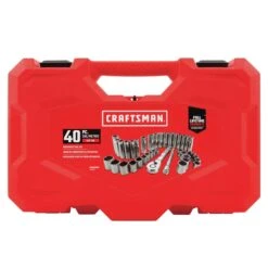 Craftsman 3/8 In. Drive Metric And SAE 6 Point Mechanic's Tool Set 40 Pc -Crescentent Store a3e62324 0702 44cf 9d3d 47a761cef062