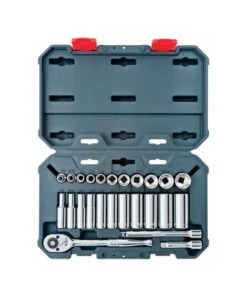 Crescent 3/8 In. Drive SAE 6 And 12 Point Socket Wrench Set 30 Pc