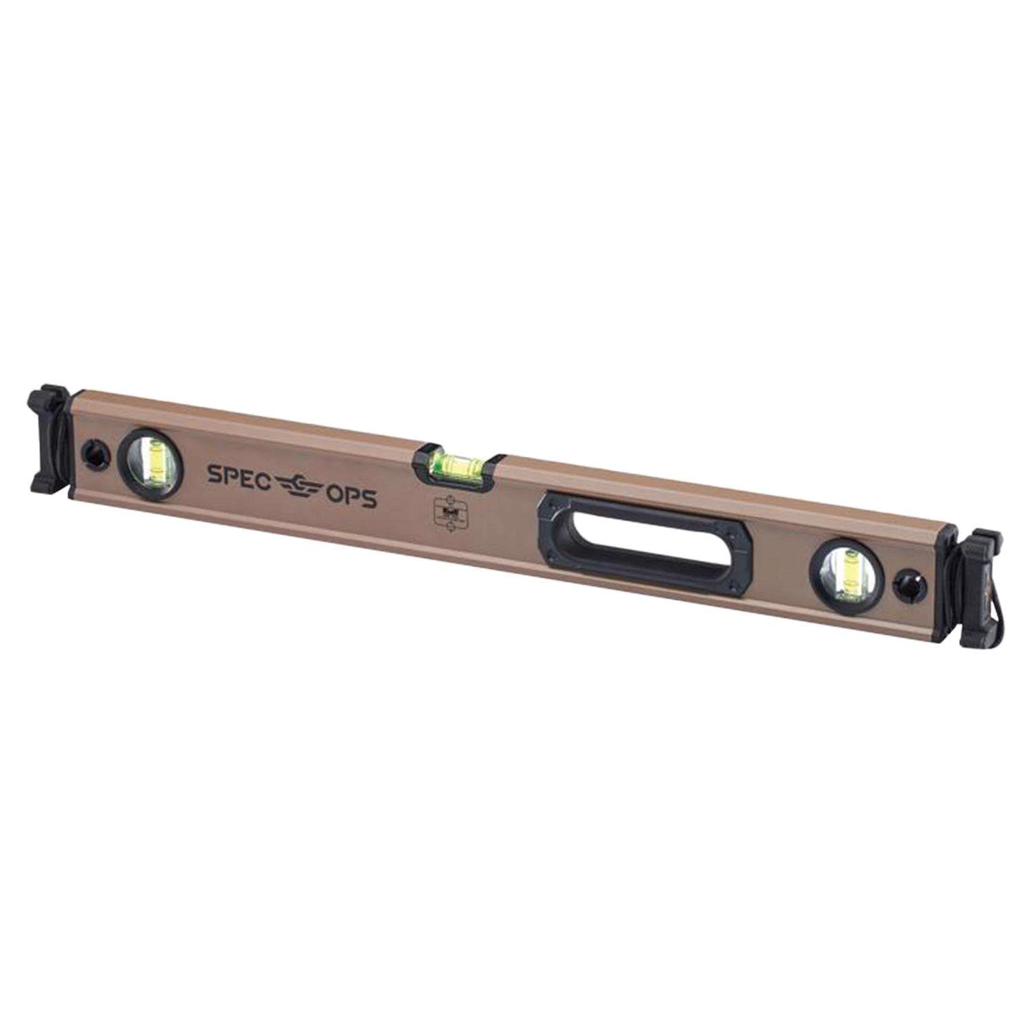 Spec Ops 24 In. Aluminum Box Beam Level With Bungee 3 Vial 3 Spec Ops 24 In. Aluminum Box Beam Level With Bungee 3 Vial