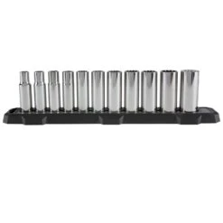 Craftsman 1/2 In. Drive SAE 12 Point Deep Socket Set 11 Pc -Crescentent Store a9b204a2 ea8a 498f 9b45 b88ac8192656