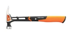 Fiskars 16 Oz Smooth Face Curved Claw Hammer 8.13 In. Steel Handle