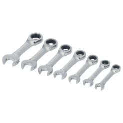 Craftsman SAE Stubby Ratcheting Combination Wrench Set 7 Pc -Crescentent Store b28698c5 e0d5 4388 b801 7ded9c5c2353