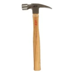 Ace 20 Oz Smooth Face Rip Hammer Hickory Handle