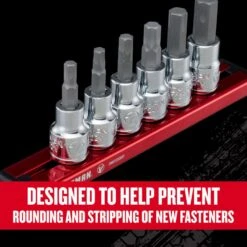 Craftsman V-Series X-Tract Technology 3/8 In. Drive Metric Hex Bit Socket Set 6 Pc -Crescentent Store bc5e41b0 109b 49ed b87f 8e5c09ea79e3