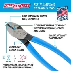 Channellock XLT 6 In. Drop Forged Steel Diagonal Cutting Pliers -Crescentent Store be91a564 60fc 4049 afed e34a2d477361