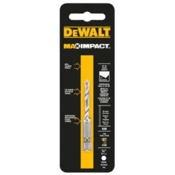DeWalt High Speed Steel SAE Drill And Tap Bit 5/16 In. 1 Each -Crescentent Store c252adac a103 4f9f 8e83 4564454567a9