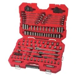 Craftsman 1/4, 3/8 And 1/2 In. Drive Metric And SAE 6 Point Mechanic's Tool Set 150 Pc -Crescentent Store c78b40f7 eb12 4b9b 808b 89ddf51d04fc