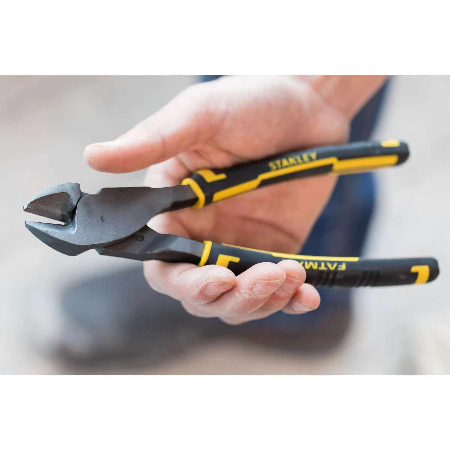 Stanley FatMax 8 In. Carbon Steel Angled Diagonal Cutting Pliers 8 Stanley FatMax 8 In. Carbon Steel Angled Diagonal Cutting Pliers - Image 6