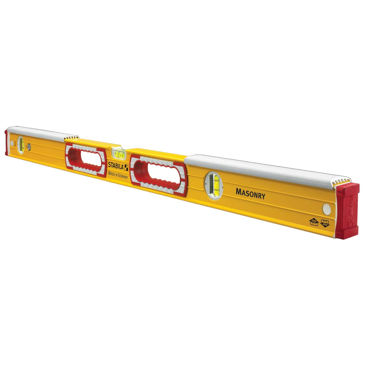STABILA 36 In. Aluminum Type 196-2 K Masonry Level 3 Vial 3 STABILA 36 In. Aluminum Type 196-2 K Masonry Level 3 Vial