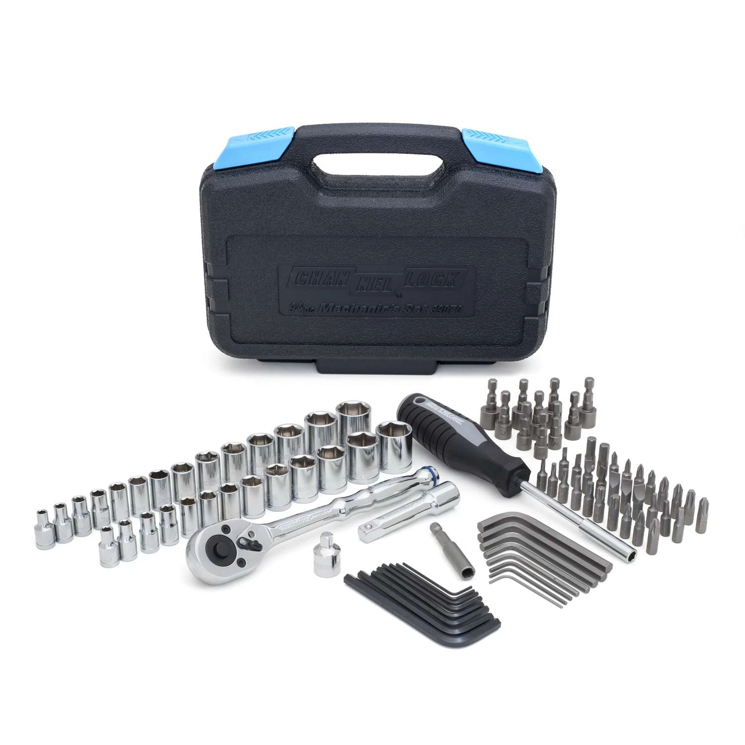 Channellock 1/4 And 3/8 In. Drive Metric/SAE Socket And Ratchet Set 94 Pc 4 Channellock 1/4 And 3/8 In. Drive Metric/SAE Socket And Ratchet Set 94 Pc - Image 2