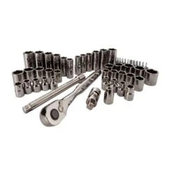 Craftsman 3/8 In. X 3/8 In. Drive Metric And SAE 6 Point Mechanic's Tool Set 51 Pc