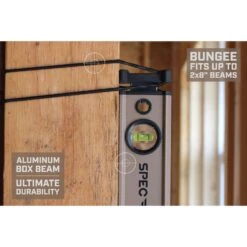 Spec Ops 24 In. Aluminum Magnetic Box Beam Level With Bungee -Crescentent Store d40b22c2 c8b6 48d4 85ba 8d809bcfdd19